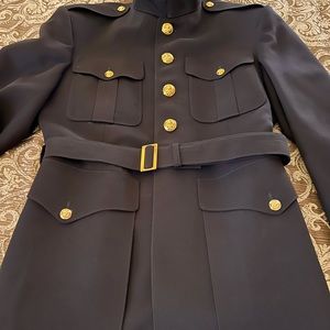 Navy Blue Flying Cross Uniform Military Coat